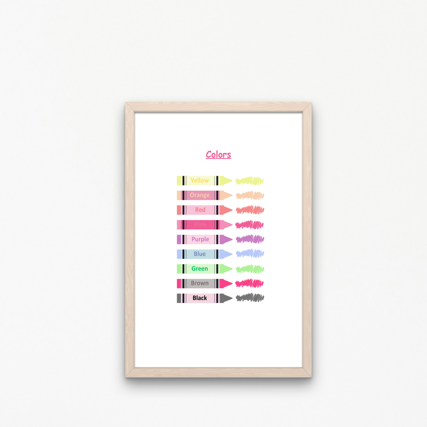 Set of 12 Educational Pink Wall Art| Classroom Posters| Homeschool Printables| Educational Poster| Alphabet Poster| Kid Wall Art| Playroom