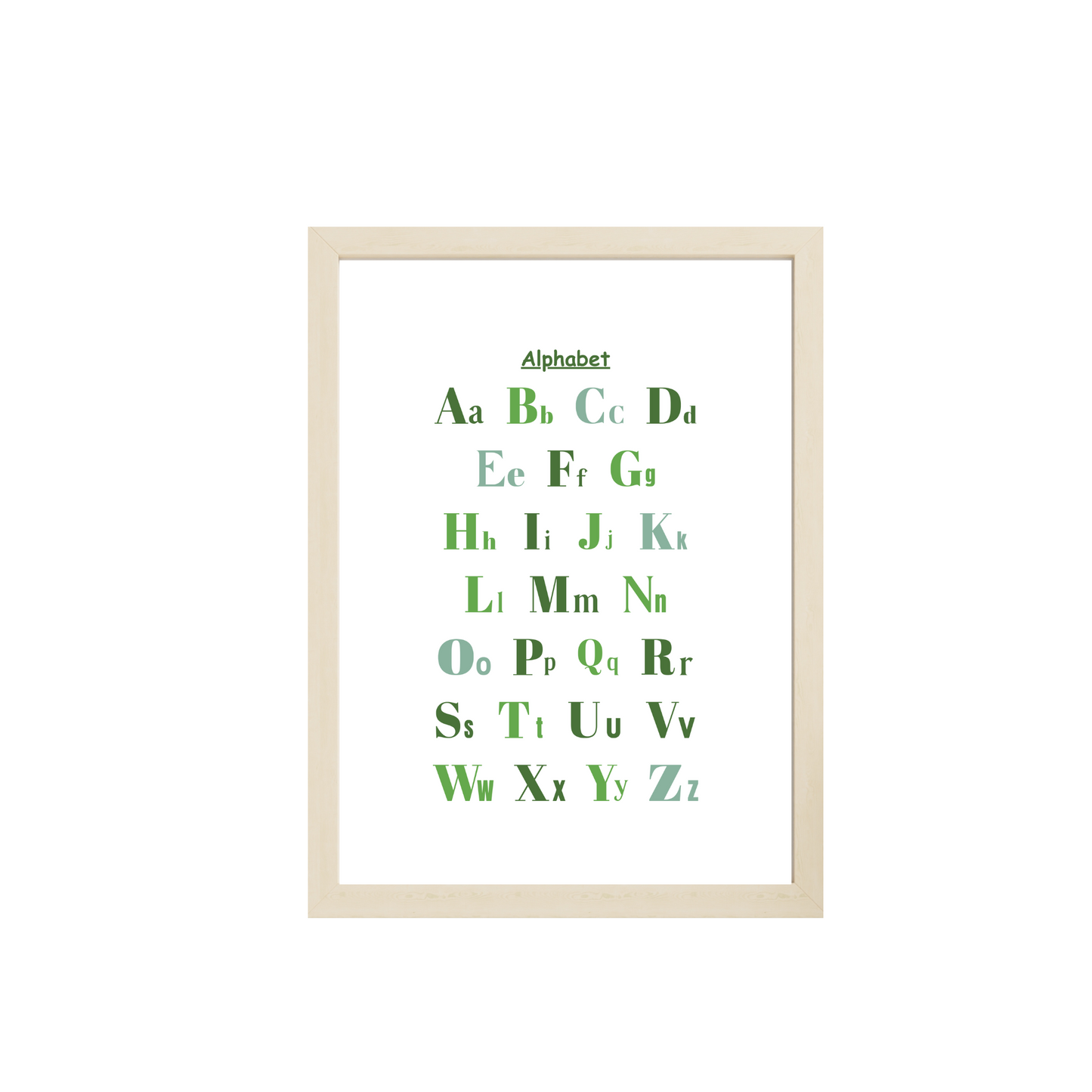 Set of 12 Educational Green Wall Art| Classroom Posters| Homeschool Printables| Educational Poster| Alphabet Poster| Kid Wall Art| Playroom