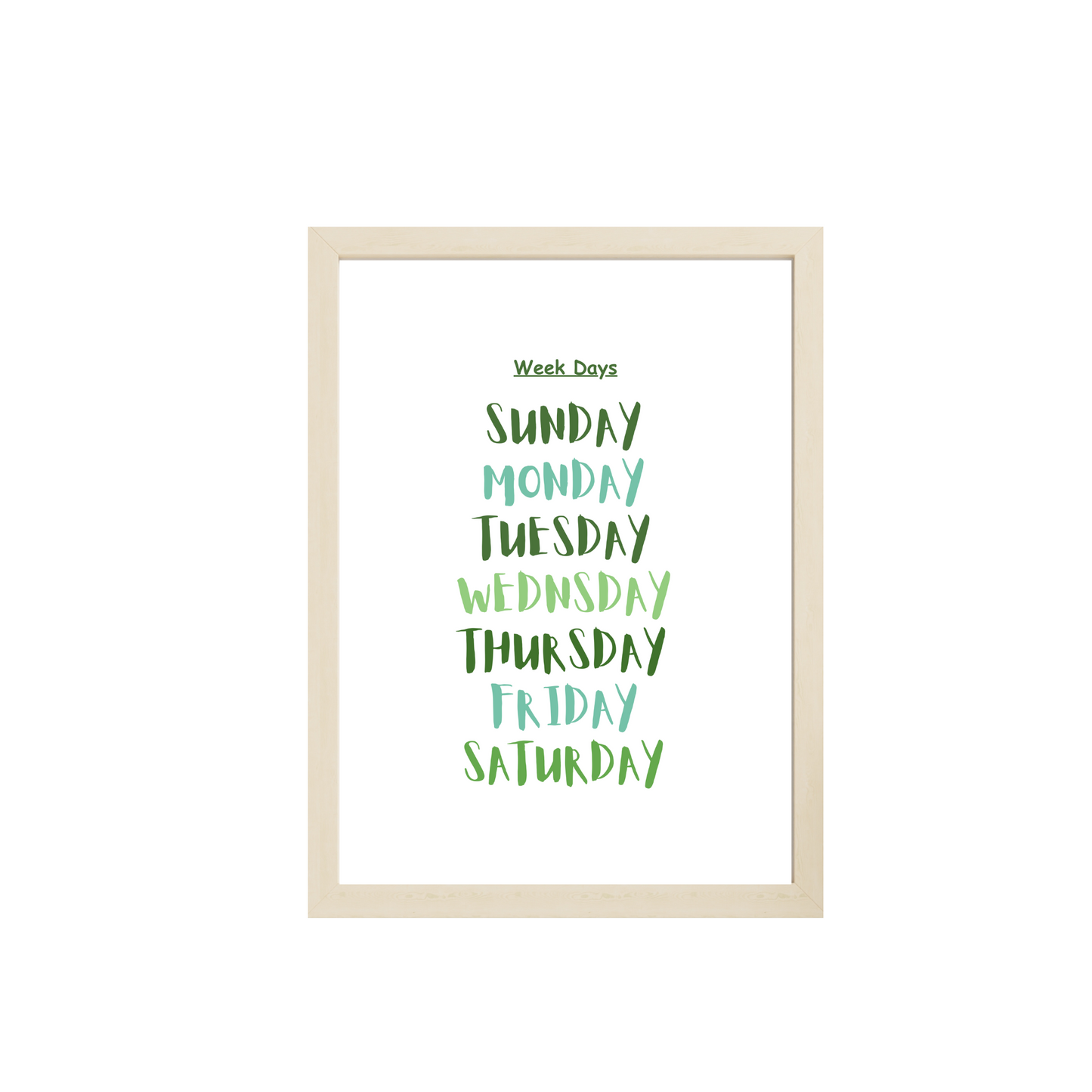 Set of 12 Educational Green Wall Art| Classroom Posters| Homeschool Printables| Educational Poster| Alphabet Poster| Kid Wall Art| Playroom