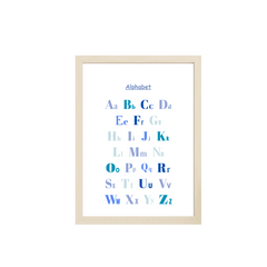 Blue Educational Posters, 12 Homeschool Prints, Montessori Classroom Decor, Toddler Playroom, Sky Kids Nursery, Blue Playroom Wall Art Print